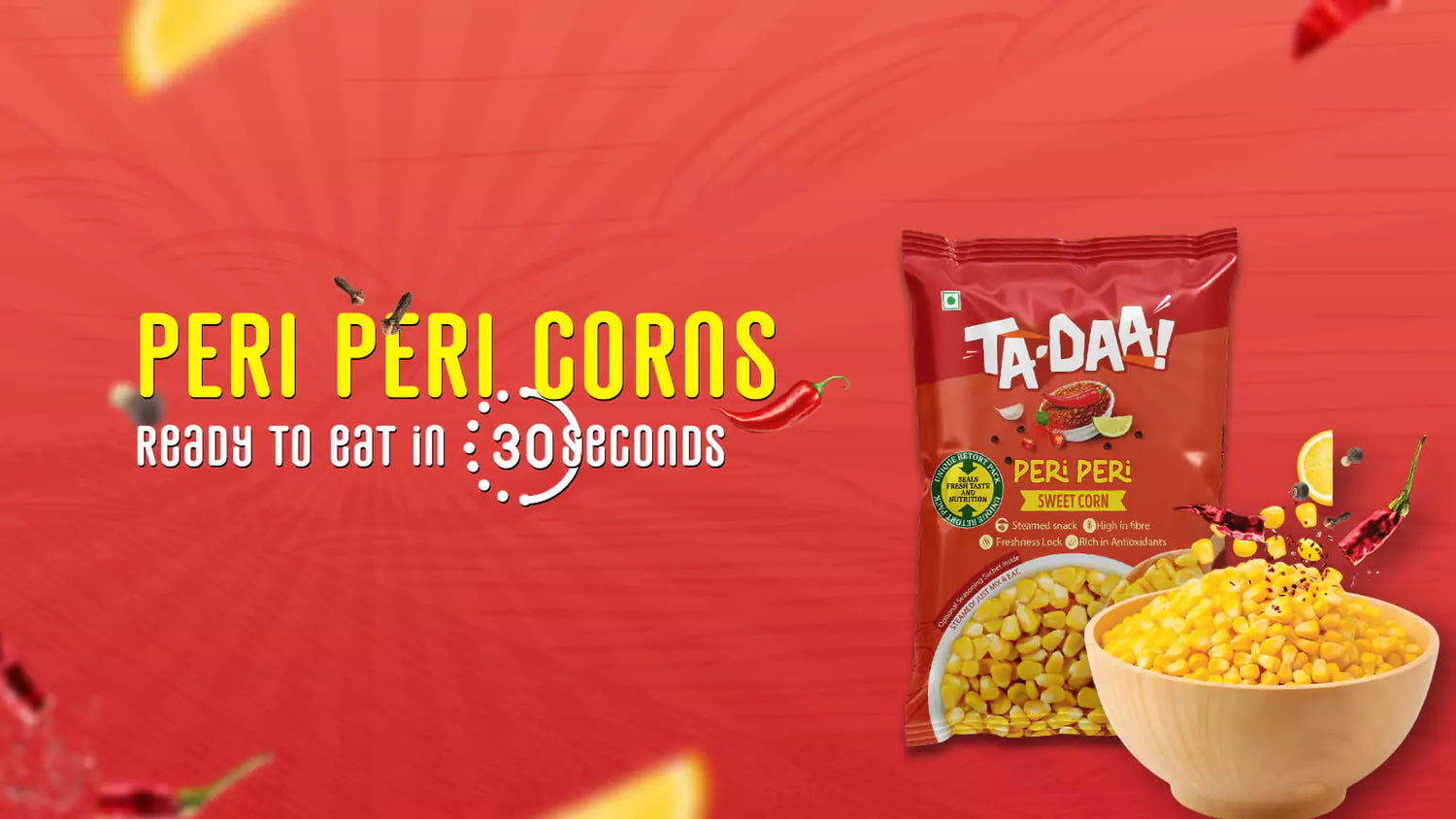 Why Ta-Daa Sweet Corn Kernels Peri-Peri is a Must-Have Snack